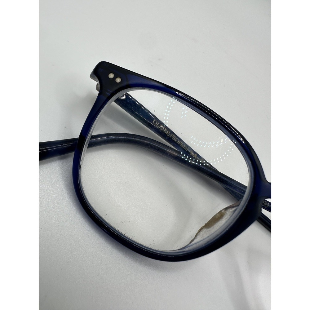 VTG RARE OLIVER PEOPLES BLUE EYEGLASSES L.A. OV5345U 1585 LBSEN 145 - Italy Made - Picture 6 of 16